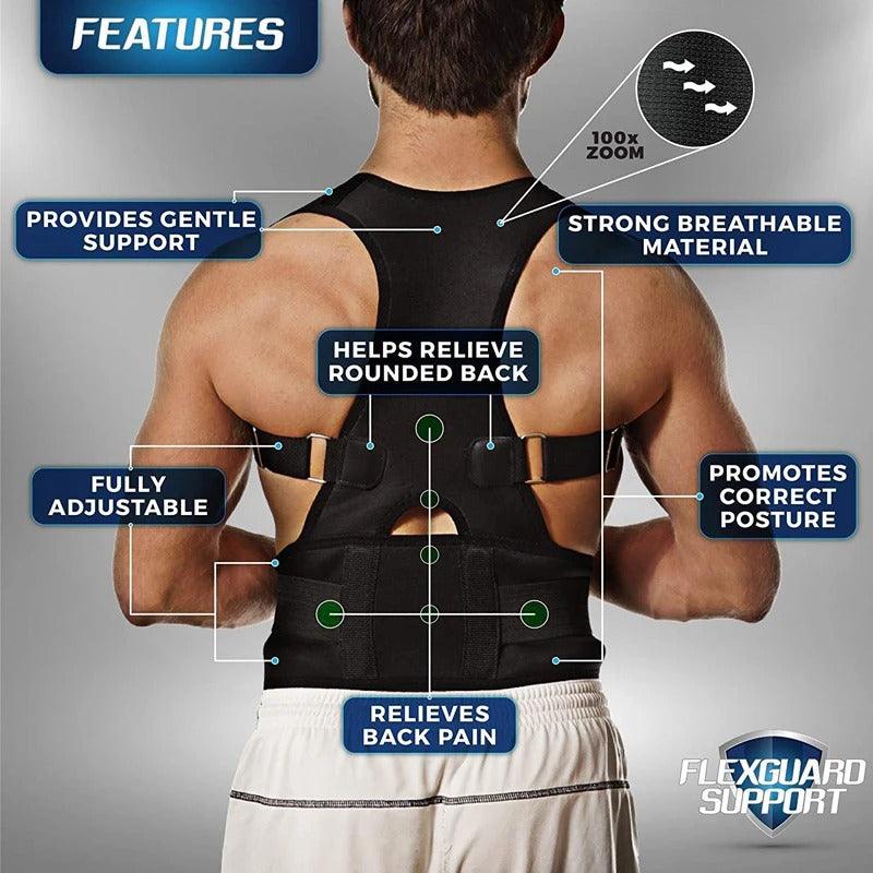 Posture Corrector Brace for Back & Shoulder Pain Relief (Men&Women)