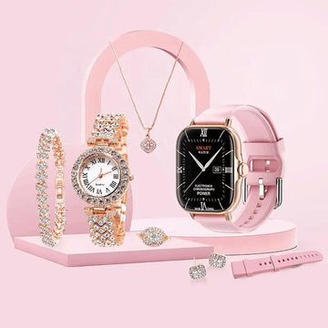 Valentine's Day Gift Smart Watch Combo 5 in 1